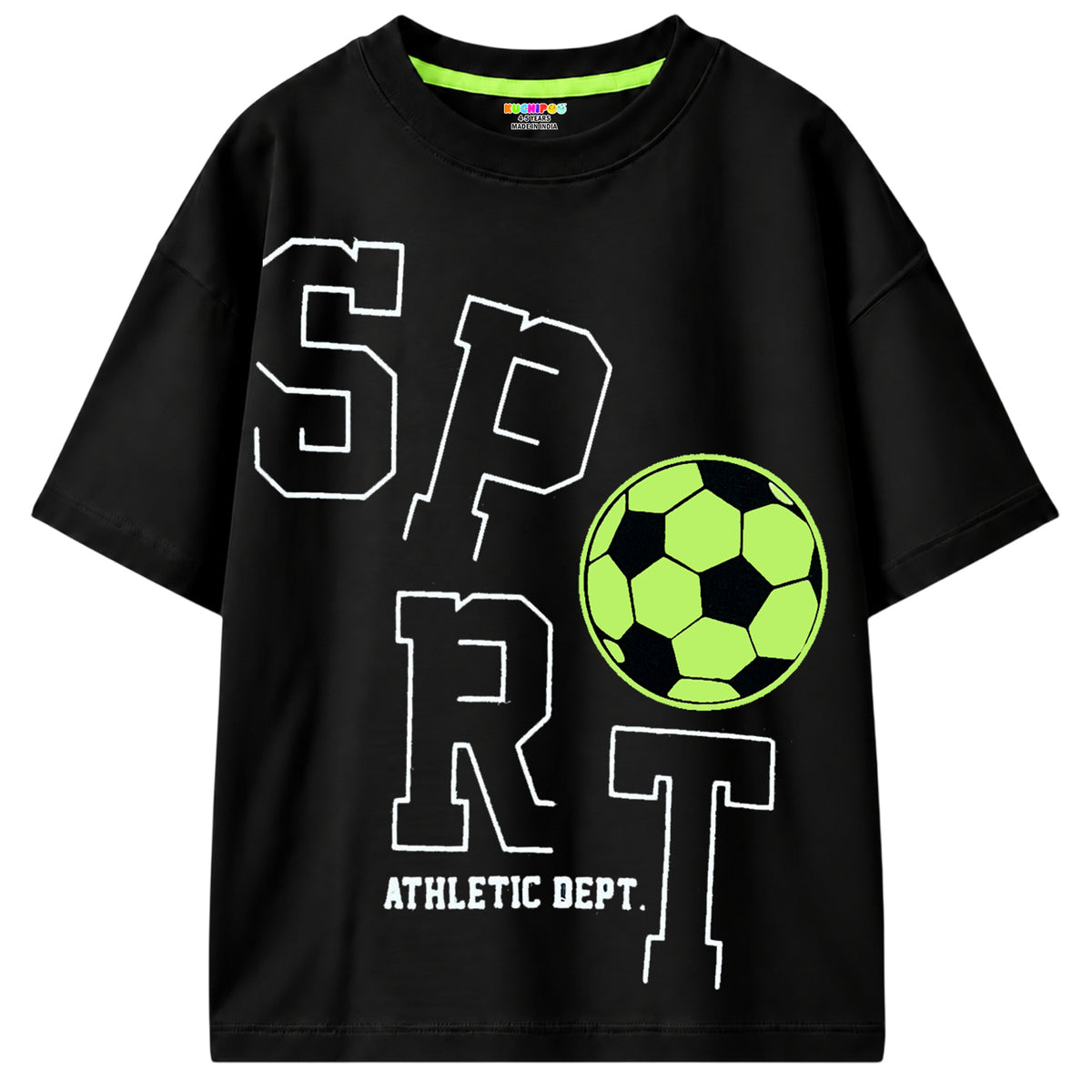 KUCHIPOO Boys Half Sleeves T-Shirts