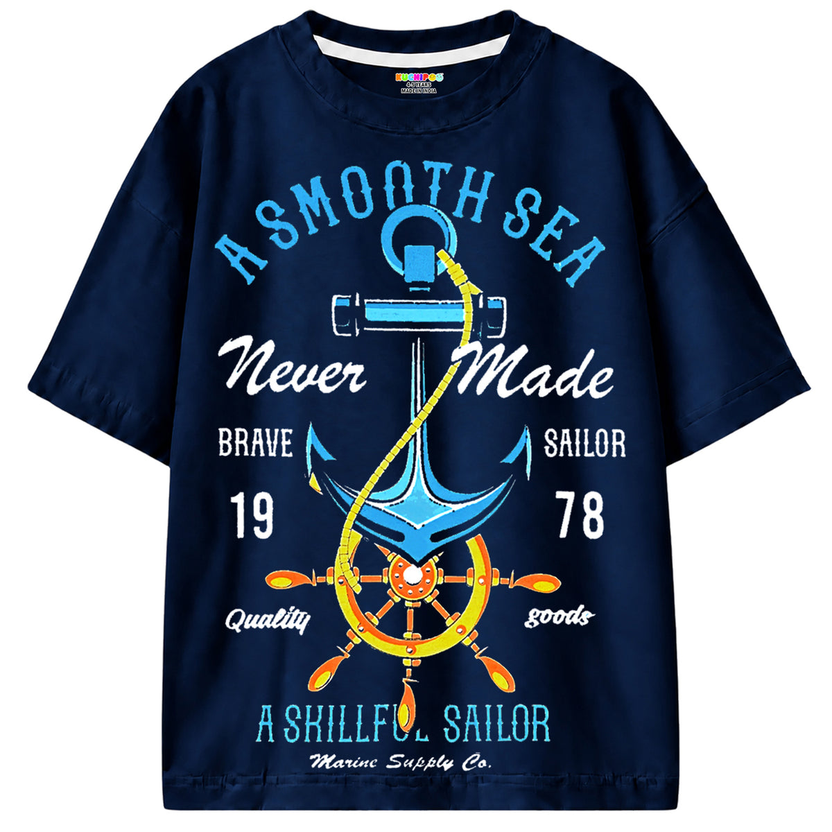 KUCHIPOO Boys Half Sleeves T-Shirts