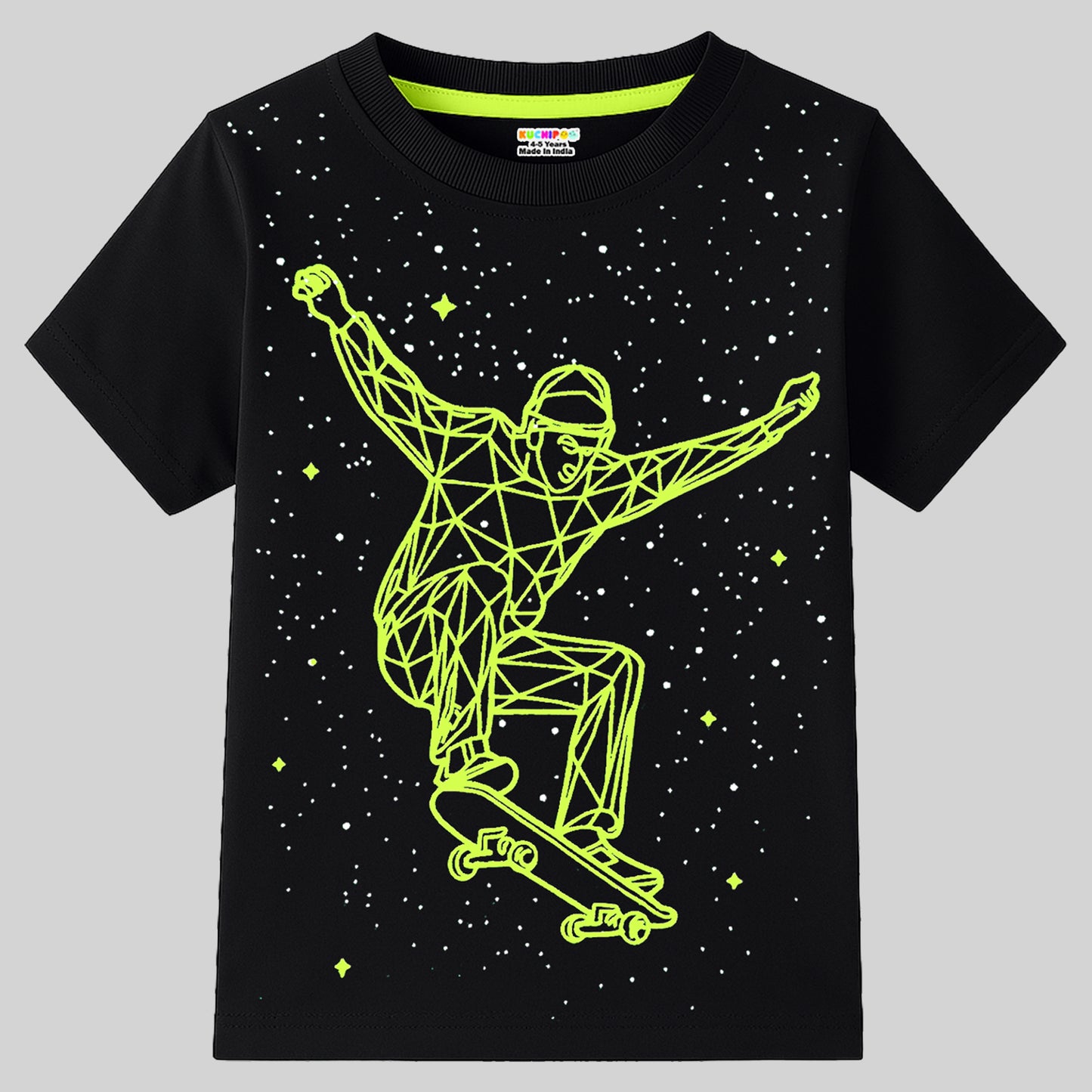 KUCHIPOO Boys Half Sleeves T-Shirts