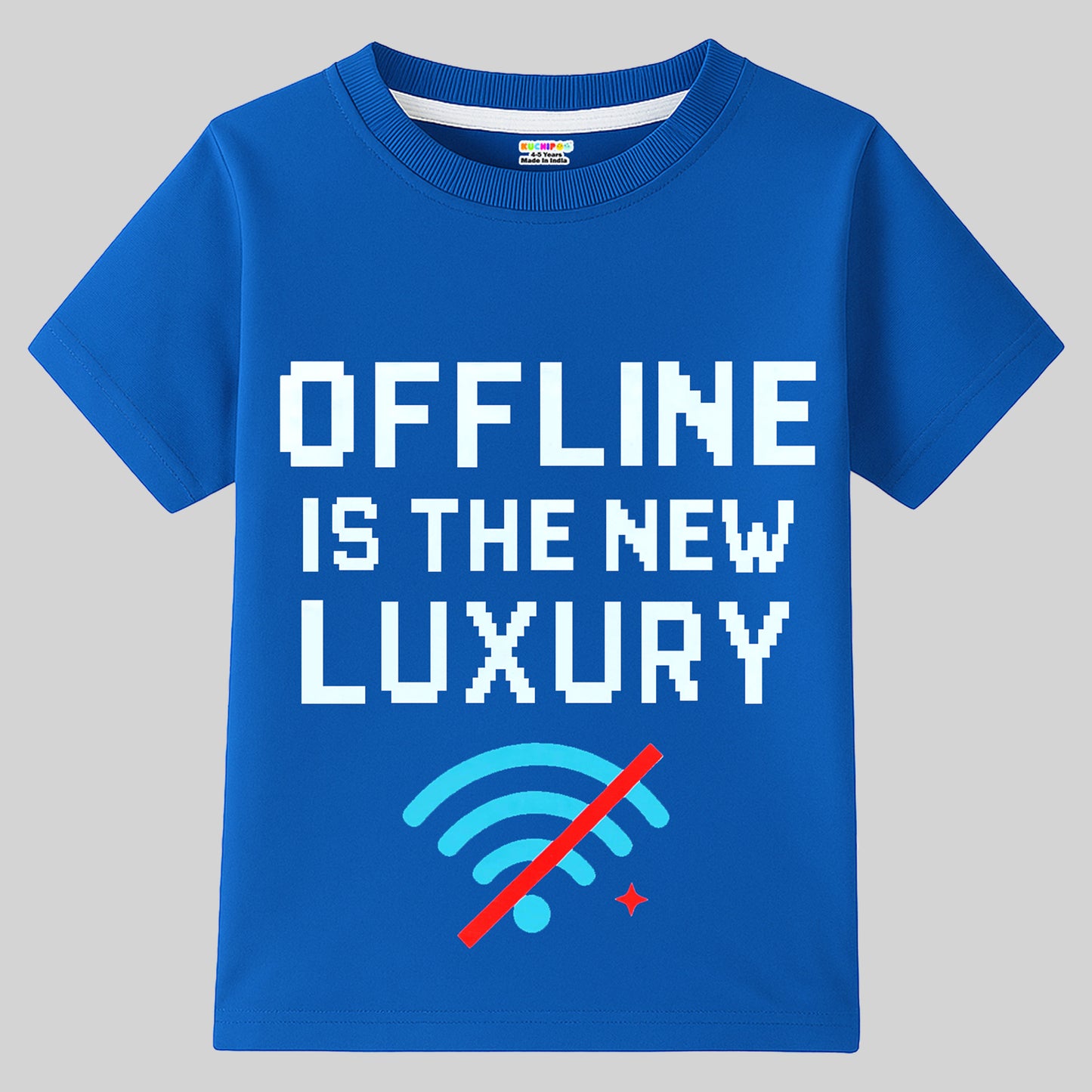 KUCHIPOO Boys Half Sleeves T-Shirts