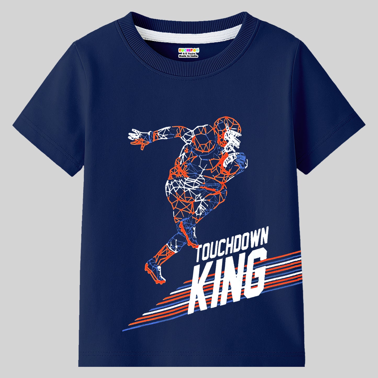 KUCHIPOO Boys Half Sleeves T-Shirts