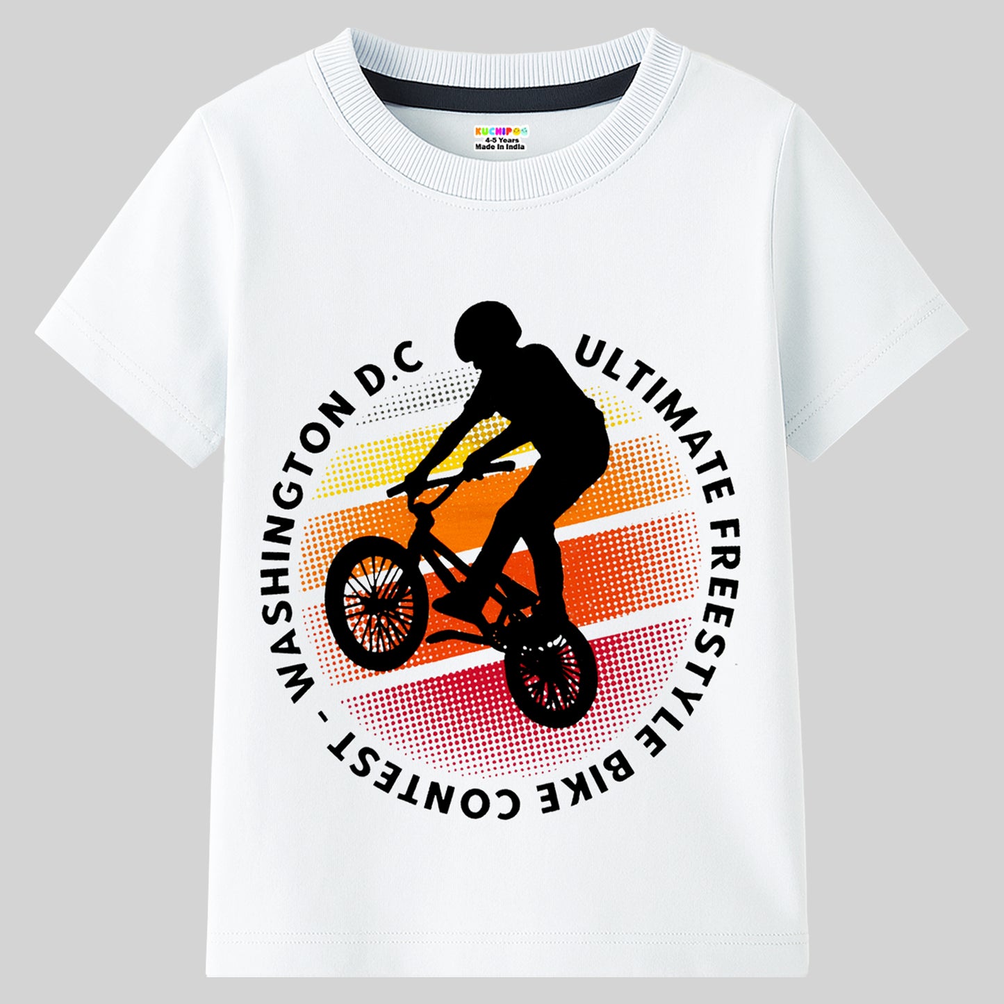 KUCHIPOO Boys Half Sleeves T-Shirts