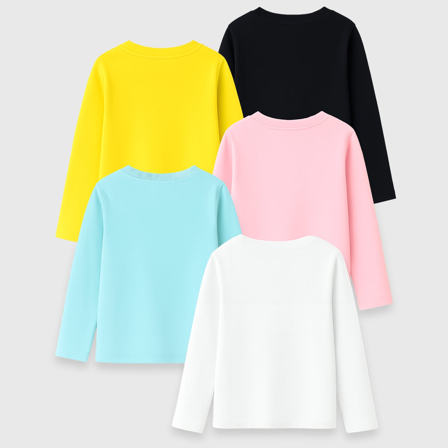 KUCHIPOO Girls Full Sleeves T-Shirts