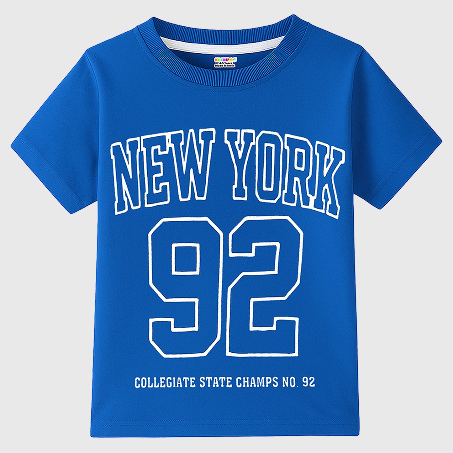 KUCHIPOO Boys Half Sleeves T-Shirts