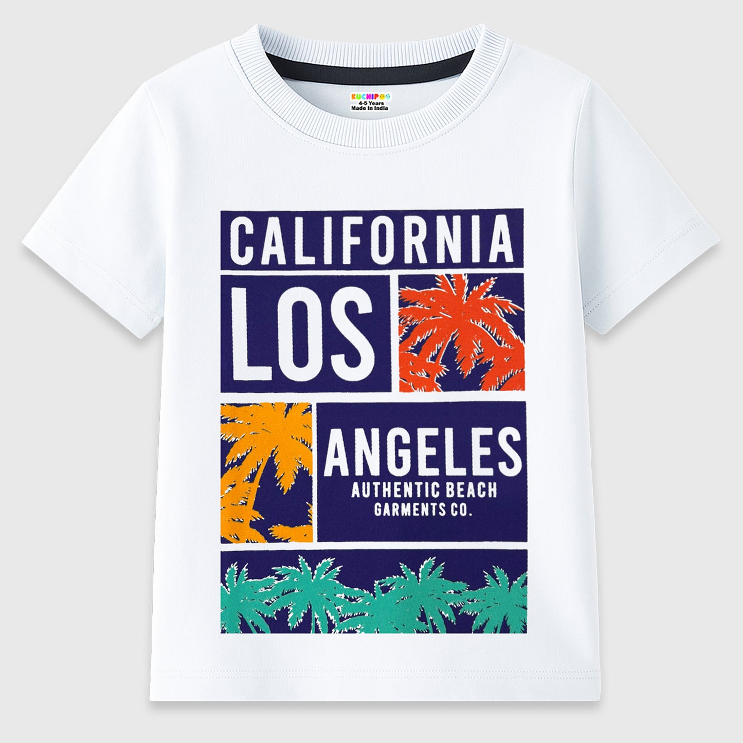 KUCHIPOO Boys Half Sleeves T-Shirts