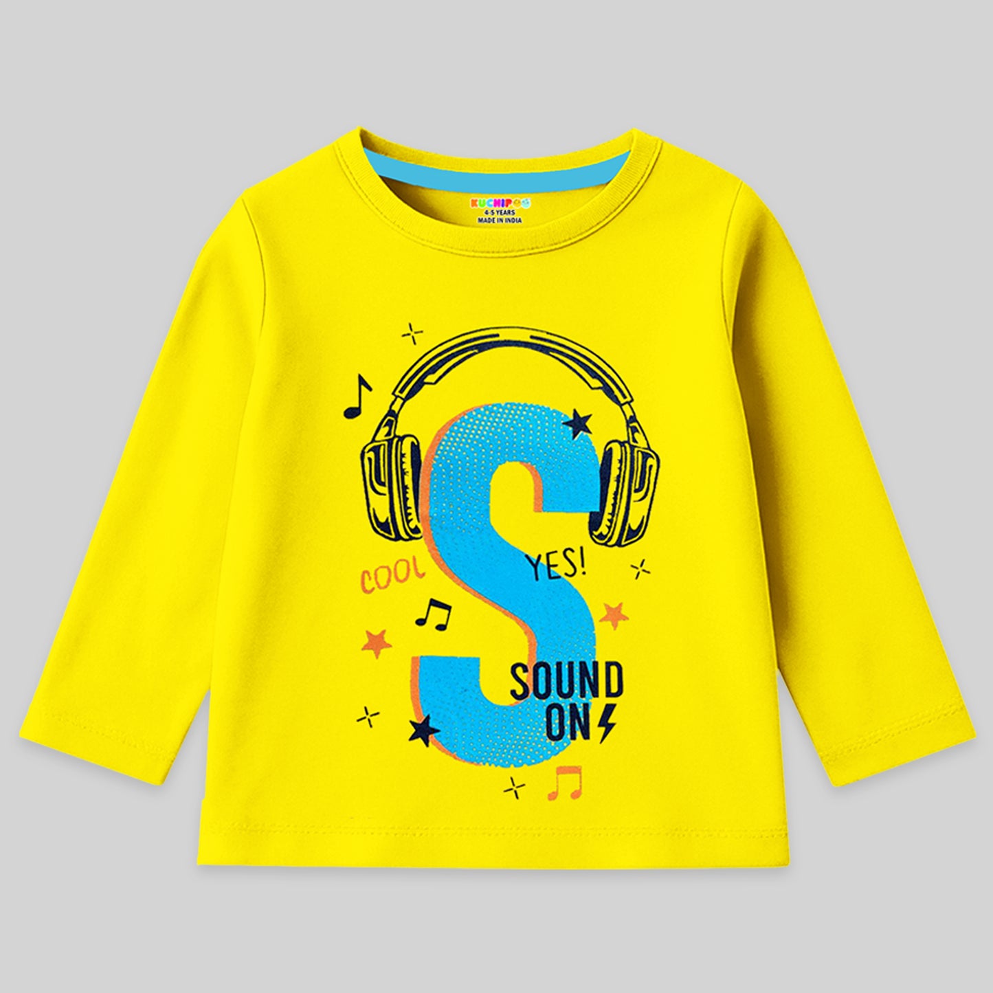 Kuchipoo Girls Full Sleeves Cotton T-Shirt