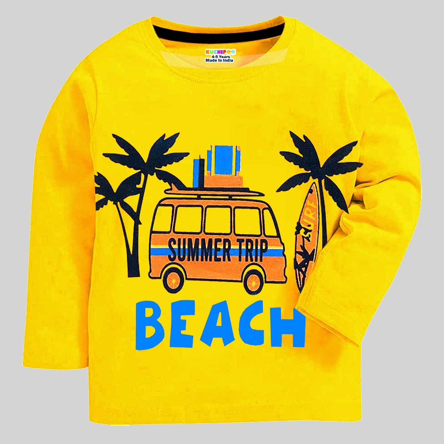 KUCHIPOO Boys Full Sleeves T-Shirts