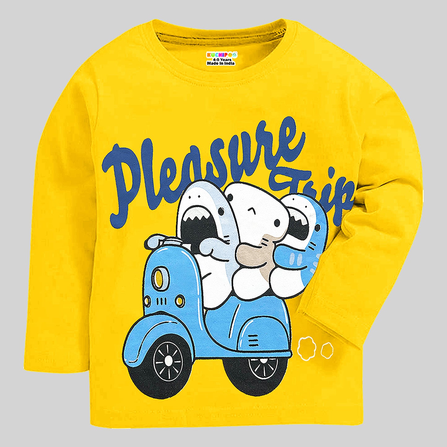 KUCHIPOO Boys Full Sleeves T-Shirts