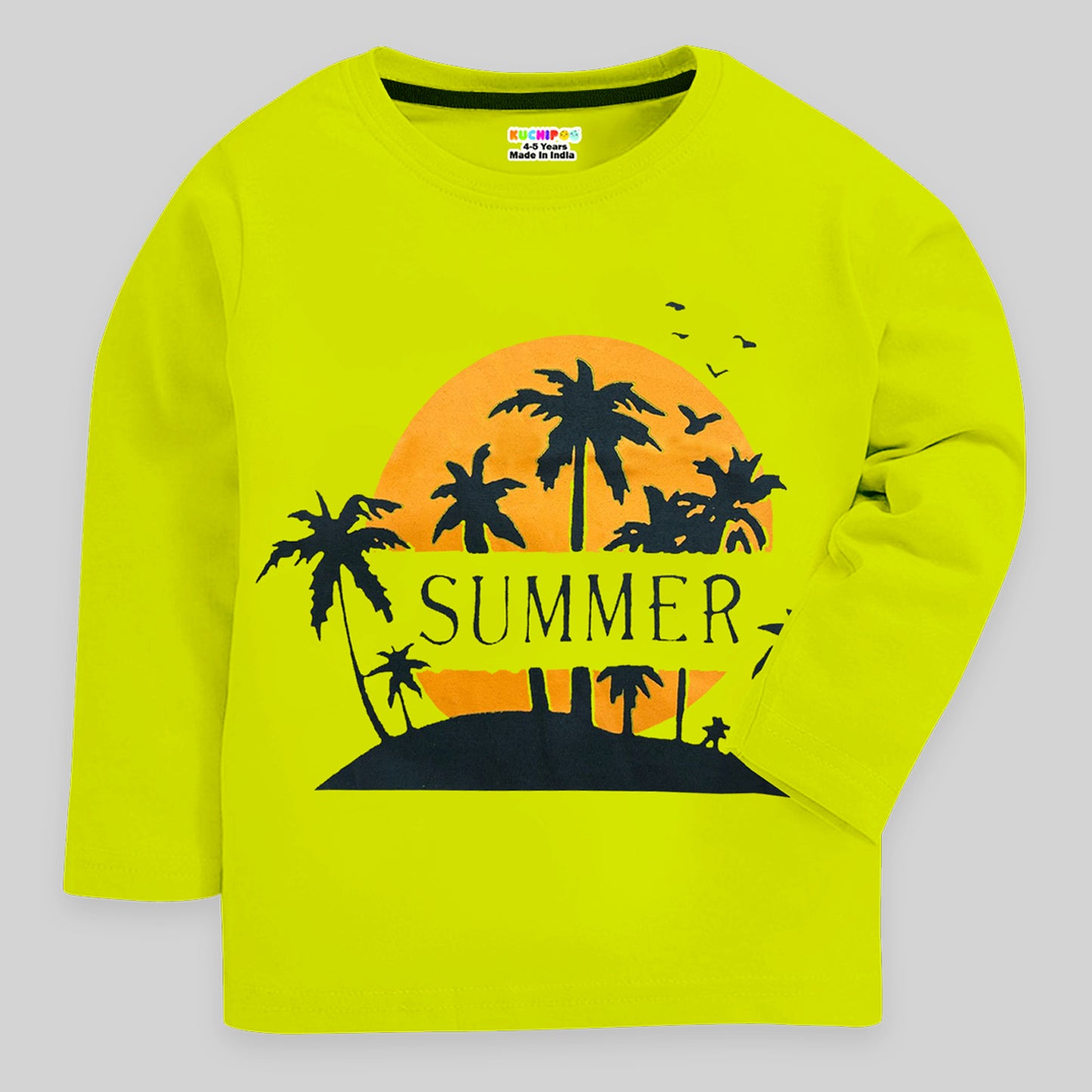 KUCHIPOO Boys Full Sleeves T-Shirts