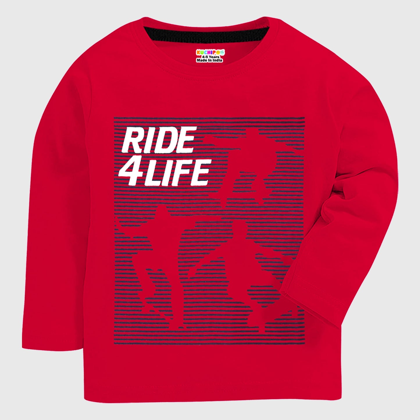 KUCHIPOO Boys Full Sleeves T-Shirts