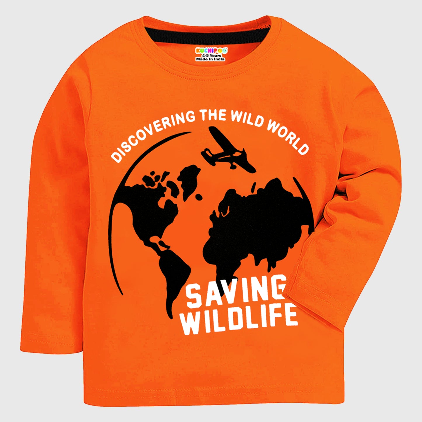 KUCHIPOO Boys Full Sleeves T-Shirts