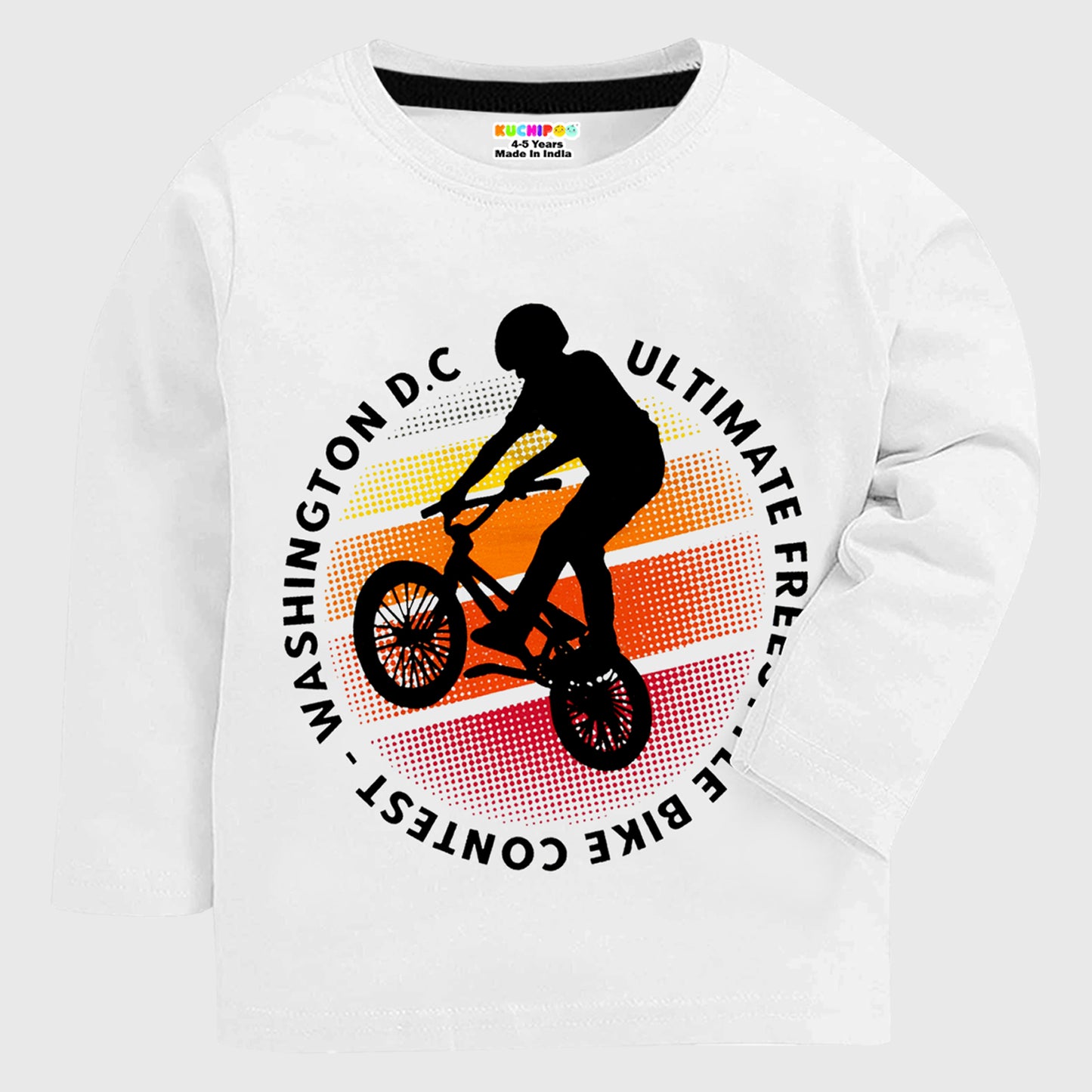 KUCHIPOO Boys Full Sleeves T-Shirts