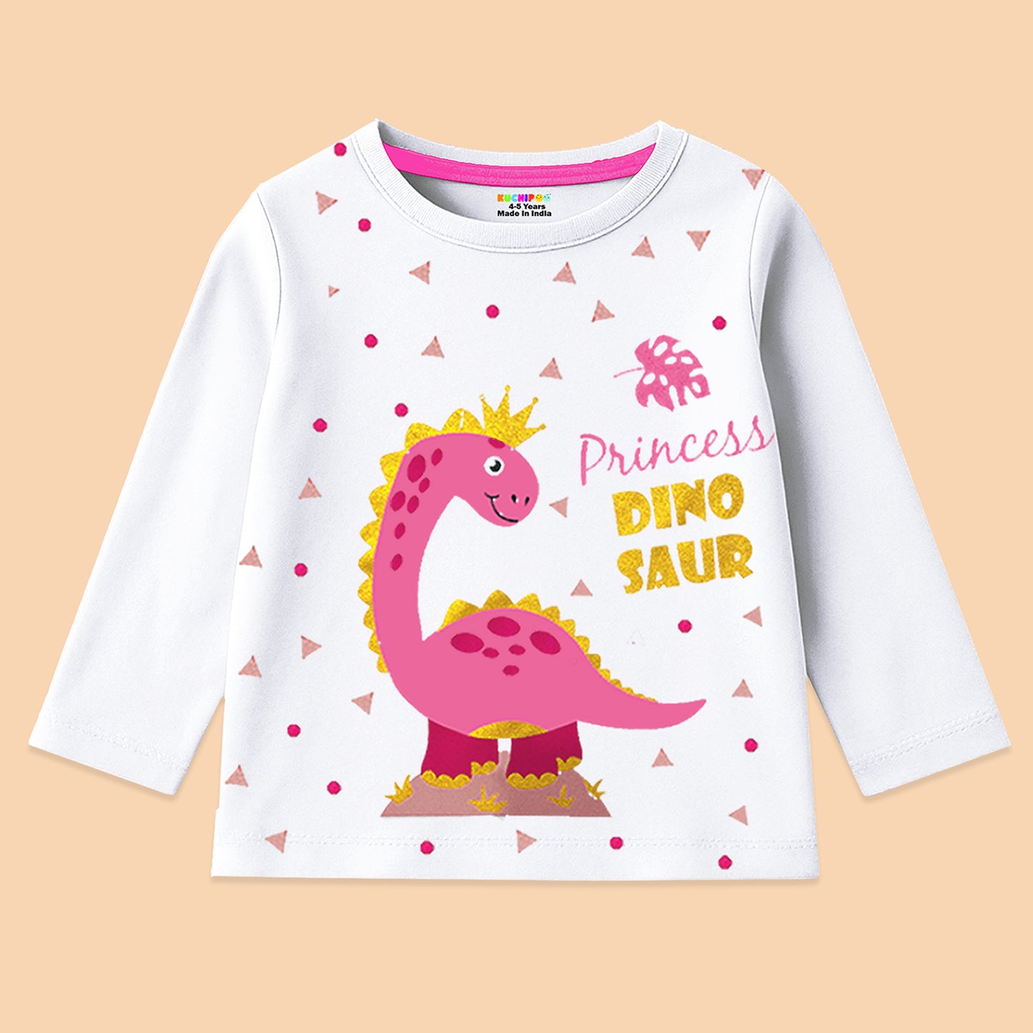 KUCHIPOO Girls Full Sleeves T-Shirts