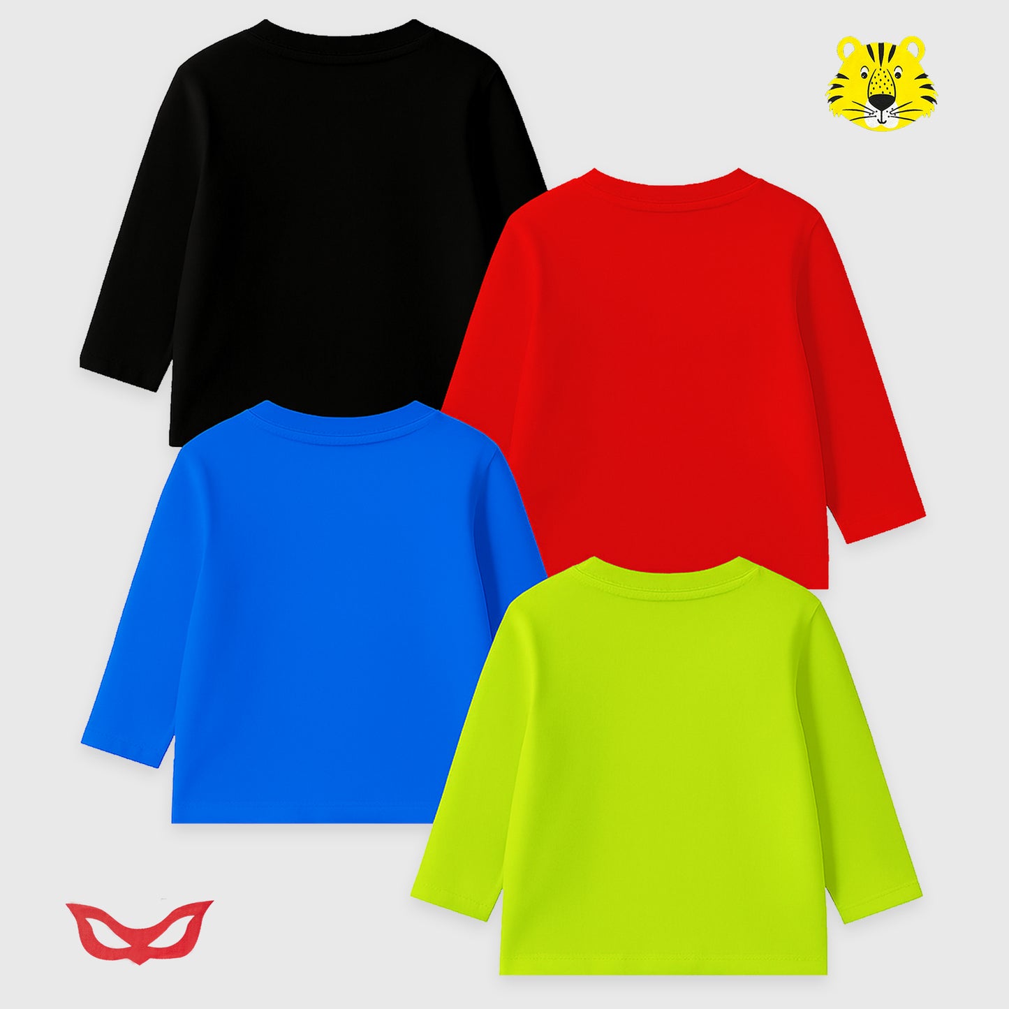 KUCHIPOO Boys Full Sleeves T-Shirts