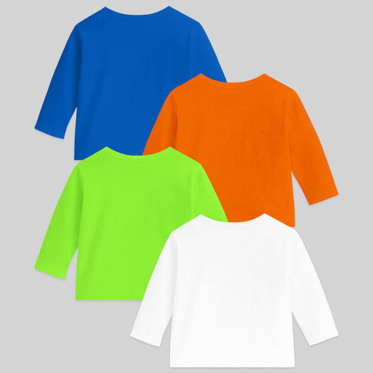 Kuchipoo Boys Full Sleeves Regular Fit Cotton T-Shirt