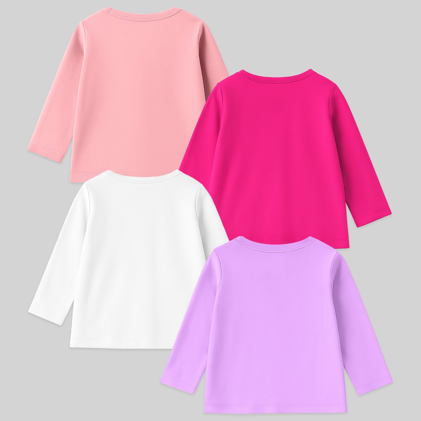 Kuchipoo Baby Girl Full Sleeves Regular Fit Cotton T-Shirt
