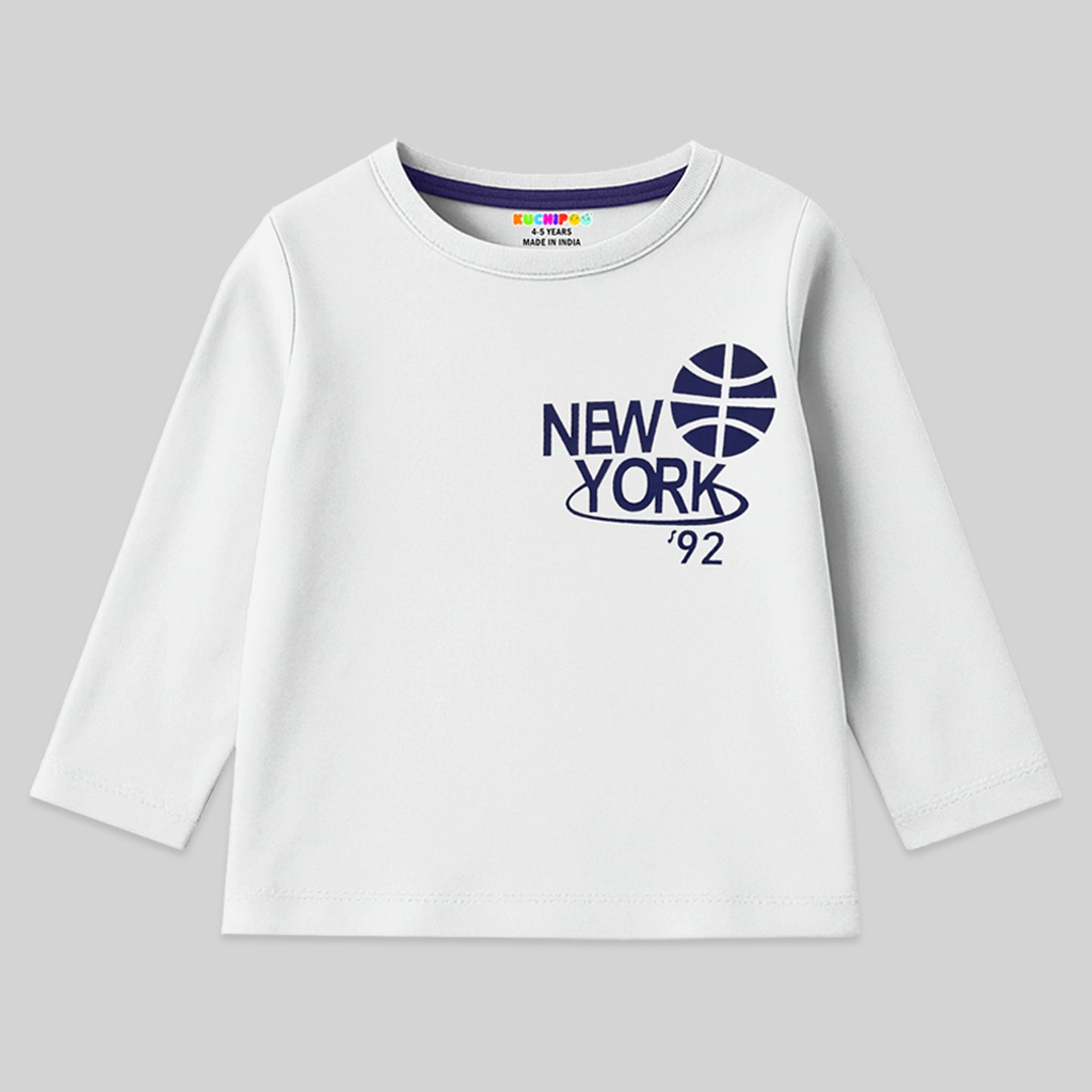 KUCHIPOO Boys Full Sleeves T-Shirts