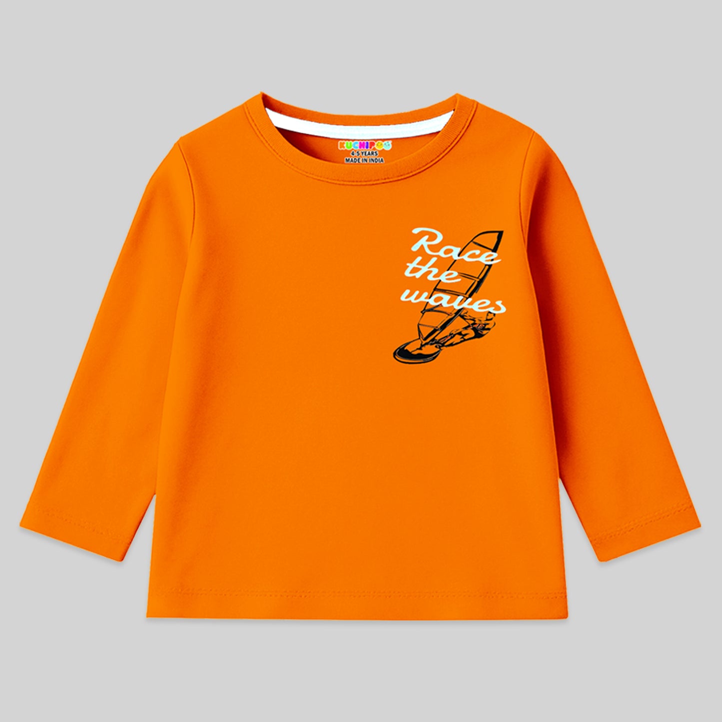 KUCHIPOO Boys Full Sleeves T-Shirts