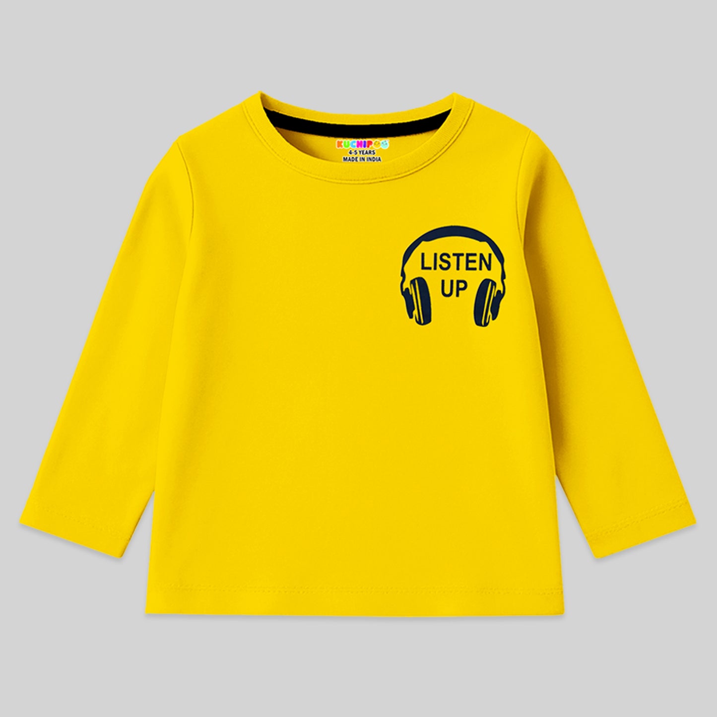 KUCHIPOO Boys Full Sleeves T-Shirts