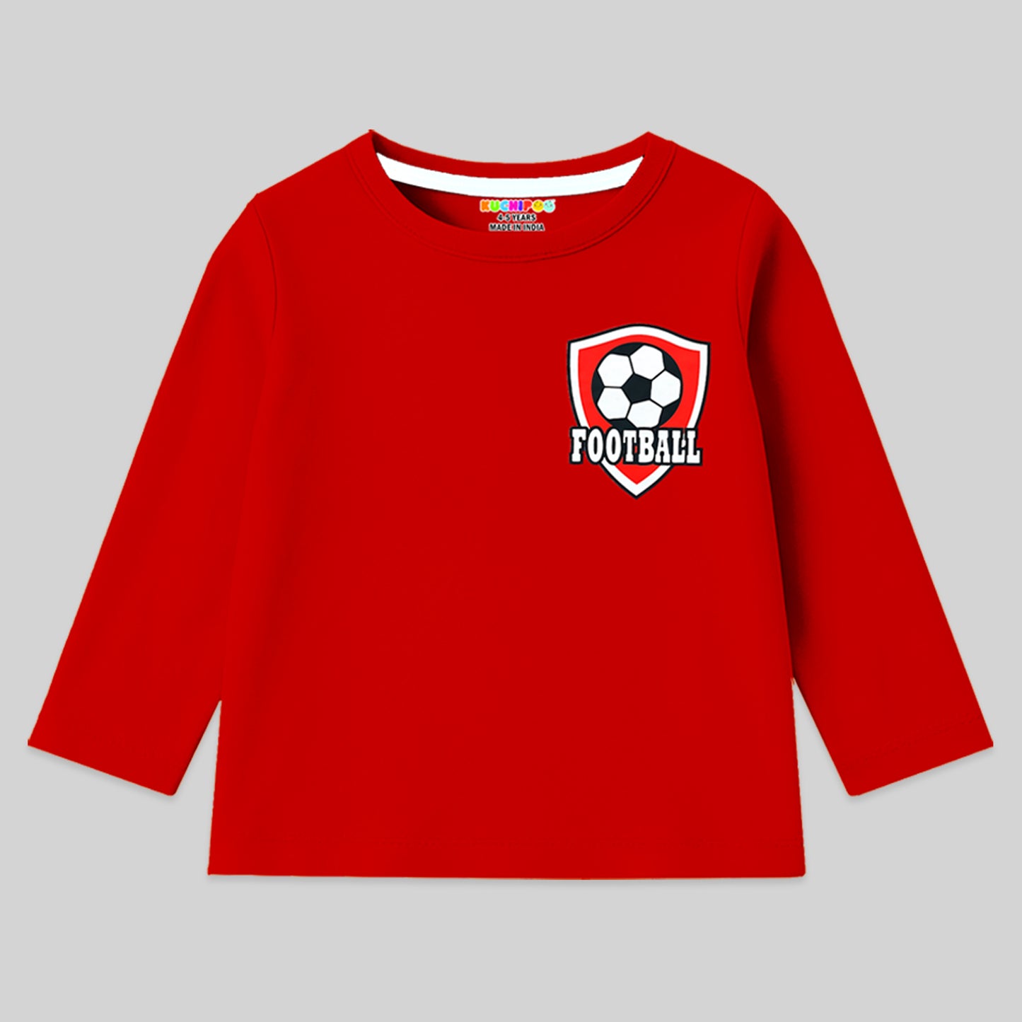 KUCHIPOO Boys Full Sleeves T-Shirts