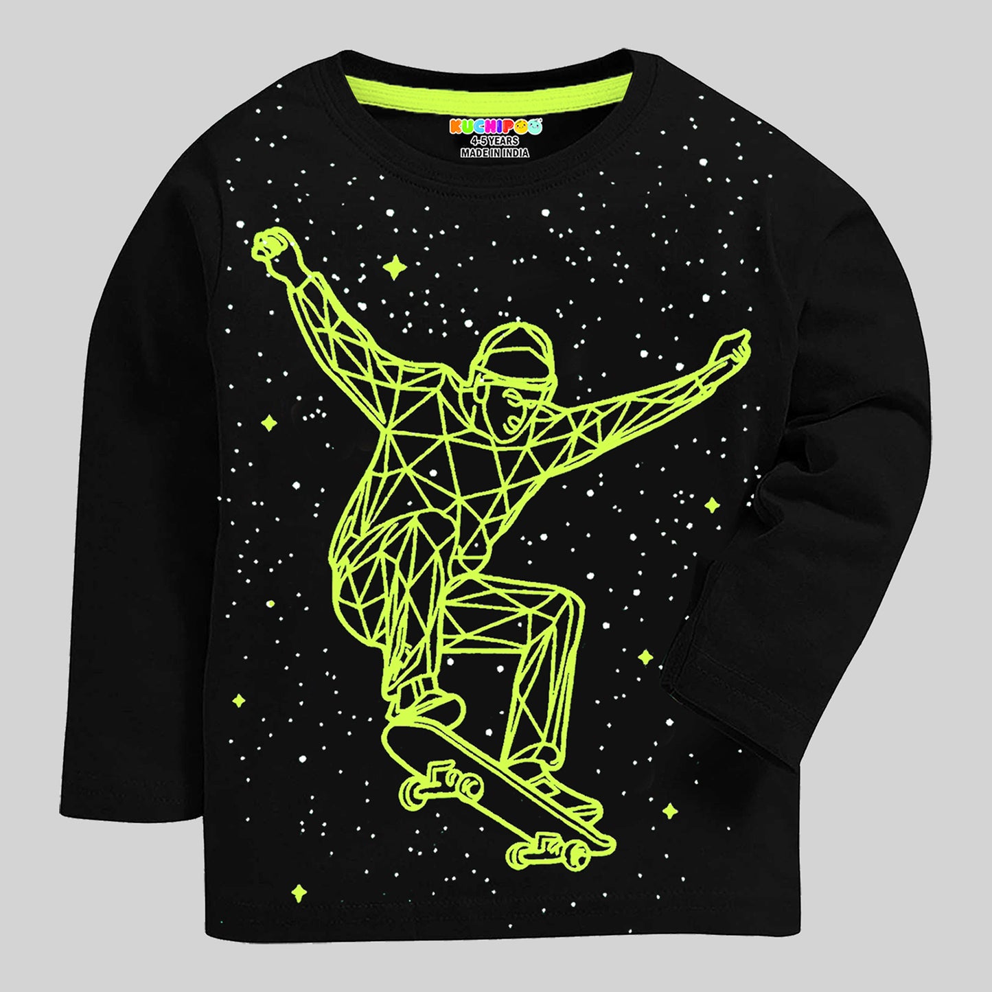 KUCHIPOO Boys Full Sleeves T-Shirts