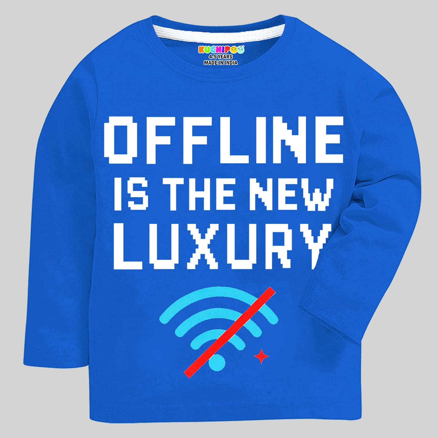 KUCHIPOO Boys Full Sleeves T-Shirts