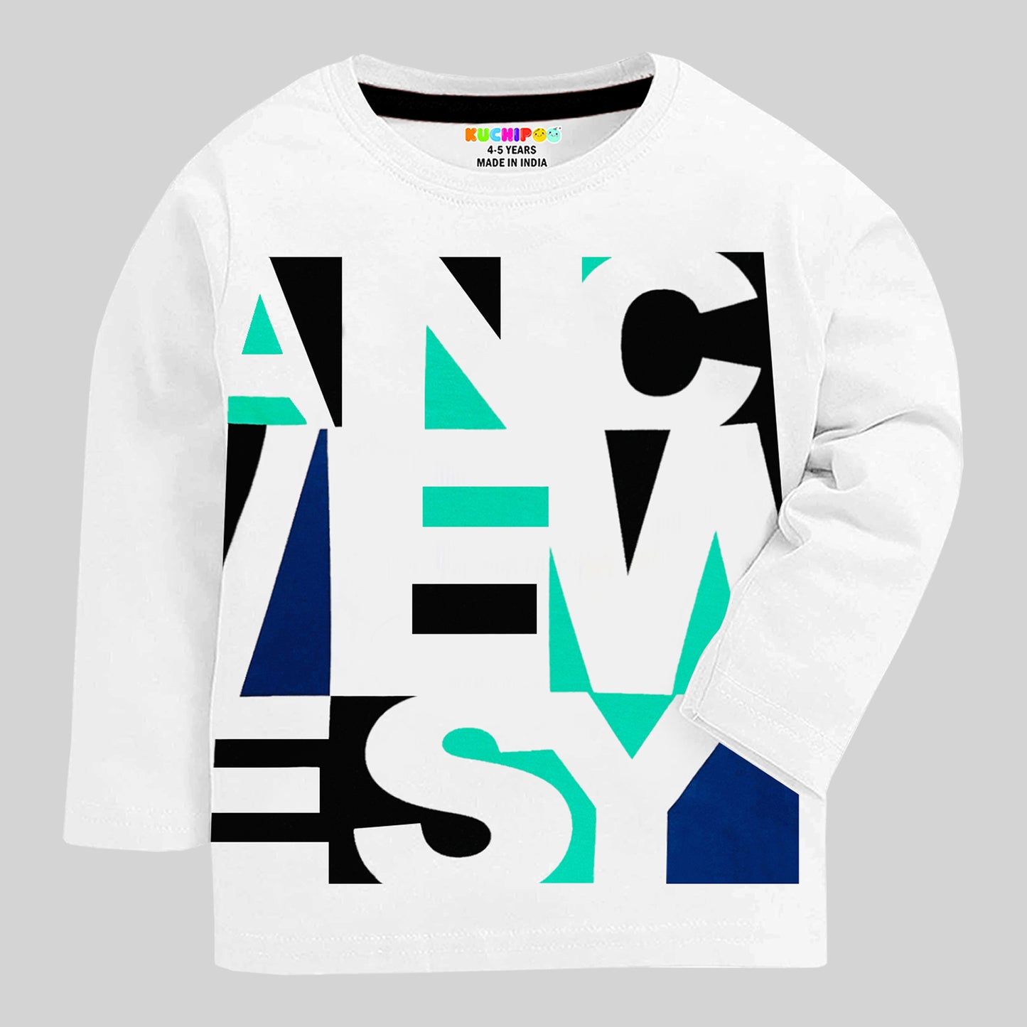 KUCHIPOO Boys Full Sleeves T-Shirts