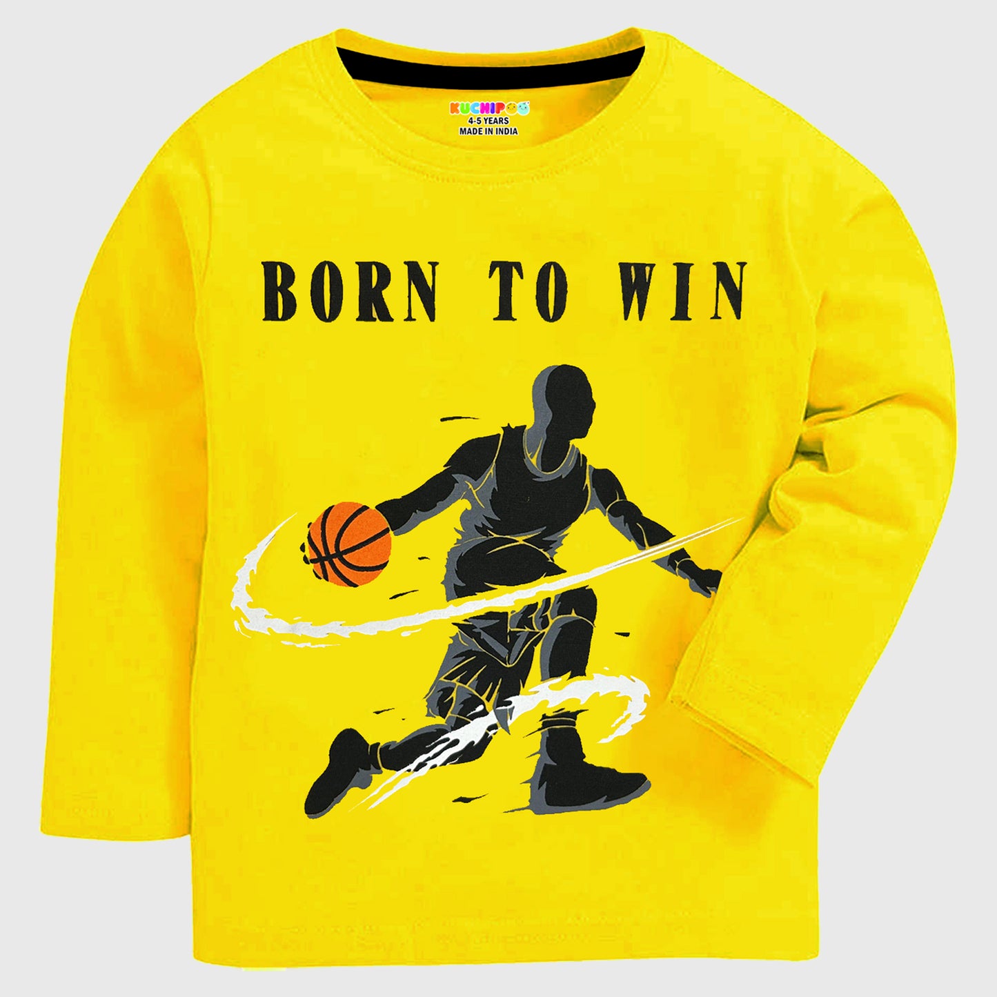 Kuchipoo Boys Full Sleeves Cotton T-Shirt