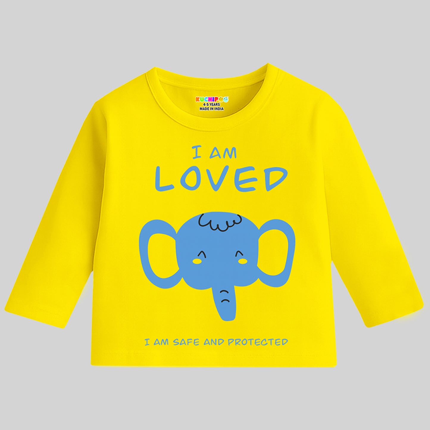 Kuchipoo Boys Full Sleeves Regular Fit Cotton T-Shirt - Pack of 5