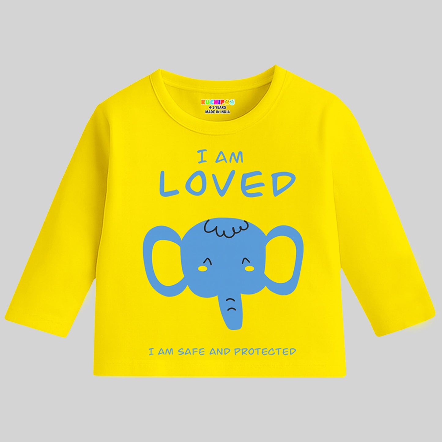 Kuchipoo Boys Full Sleeves Regular Fit Cotton T-Shirt - Pack of 5