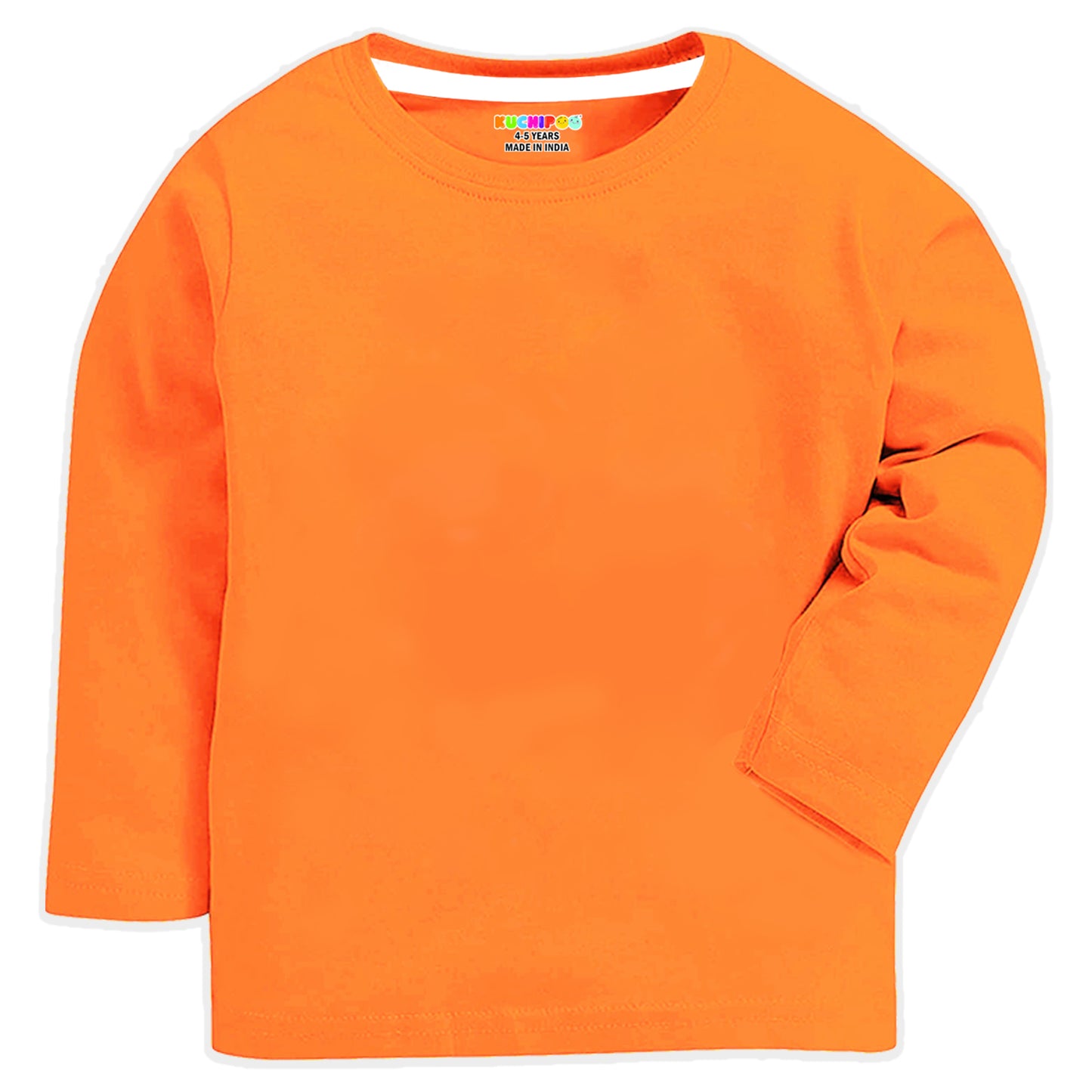 Kuchipoo Boys Full Sleeves 100% Cotton Cotton T-Shirt - Pack of 4