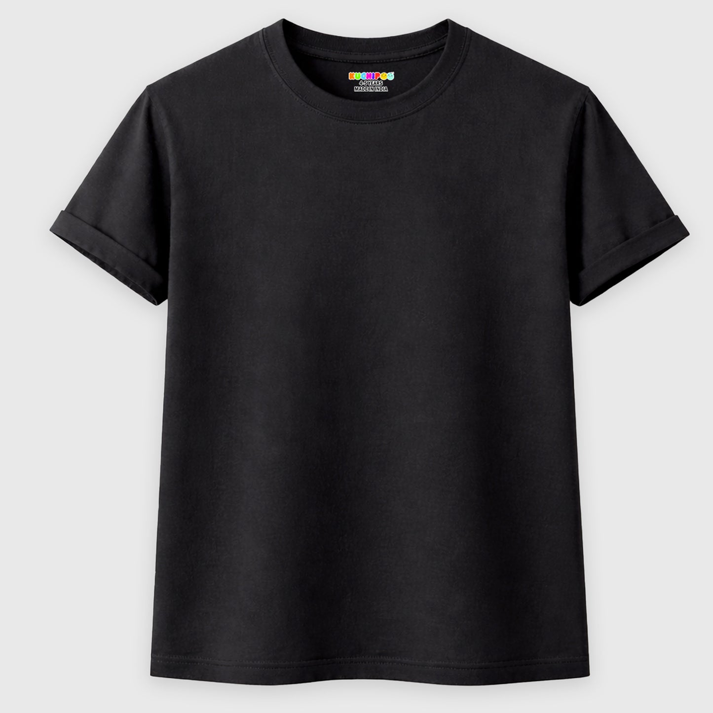 Kuchipoo Boys Half Sleeves Solid T-Shirts