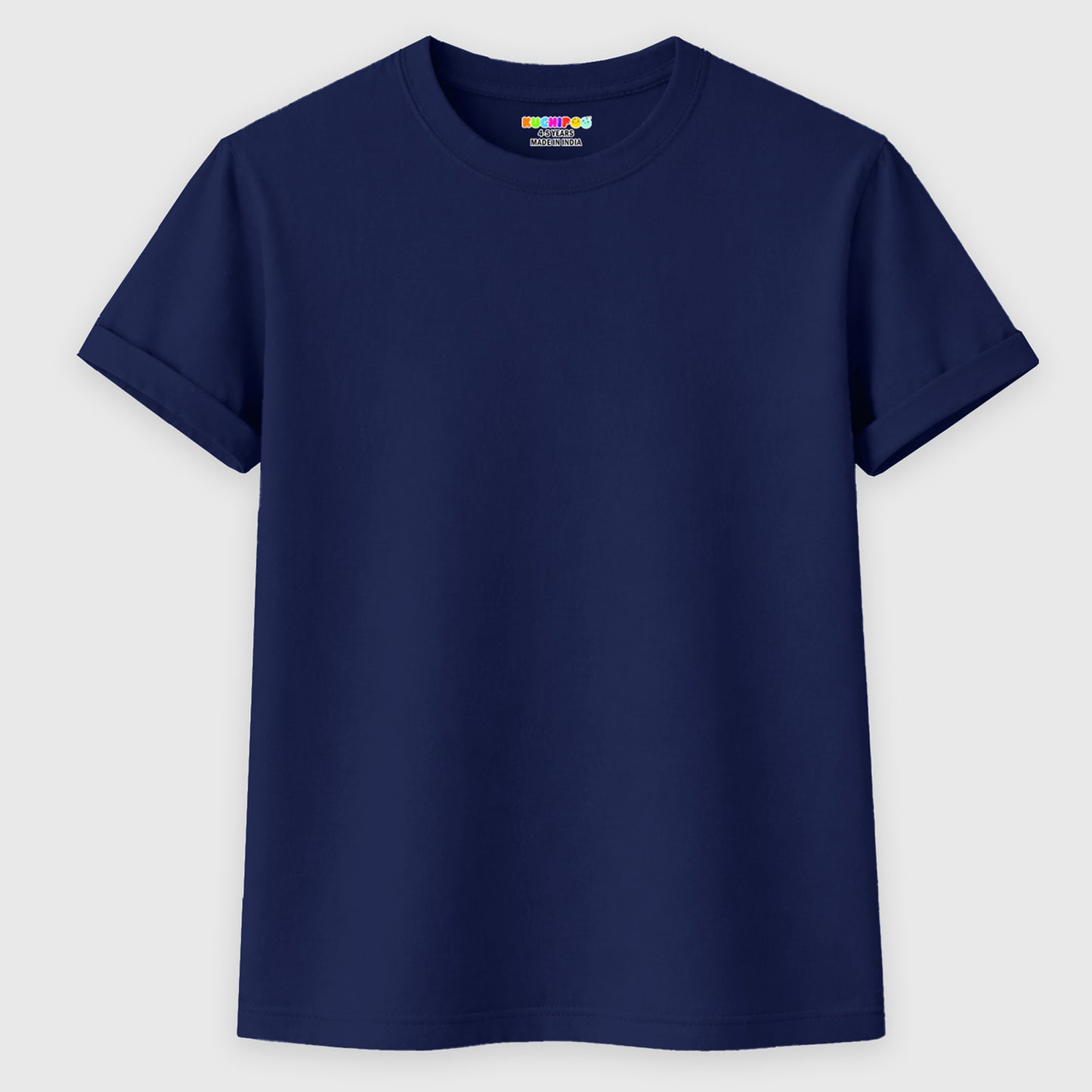 Kuchipoo Boys Half Sleeves Solid T-Shirts