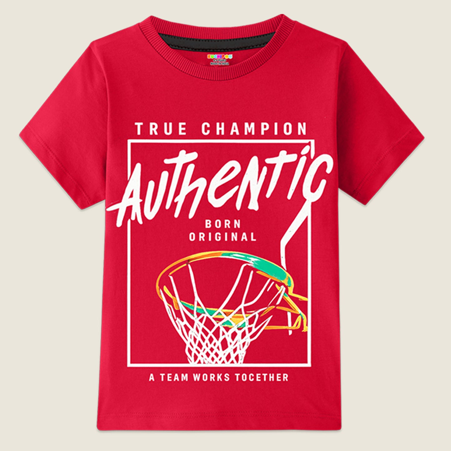 Kuchipoo Boys Cotton Printed T-Shirts | Half Sleeve Round Neck | Soft & Comfortable Casual Wear for Kids | Pack of 5