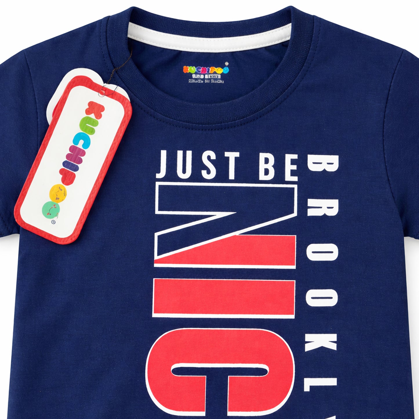 Kuchipoo Boys Cotton Printed T-Shirts | Half Sleeve Round Neck | Soft & Comfortable Casual Wear for Kids | Pack of 5
