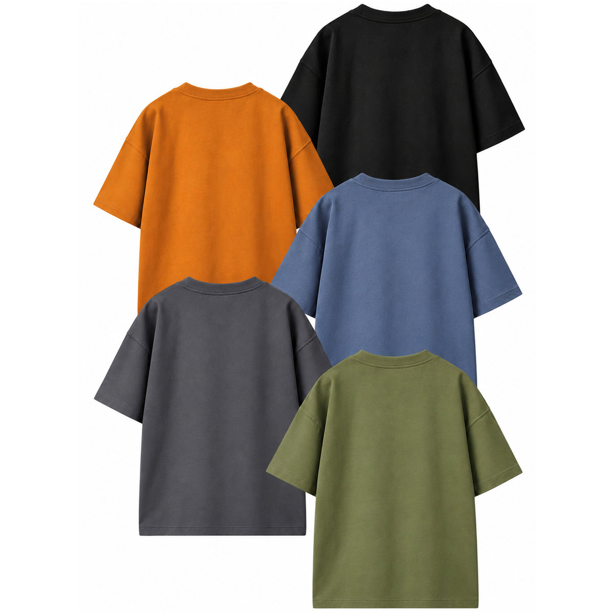 Kuchipoo Boys Cotton Printed T-Shirts | Half Sleeve Round Neck | Soft & Comfortable Casual Wear for Kids | Pack of 5
