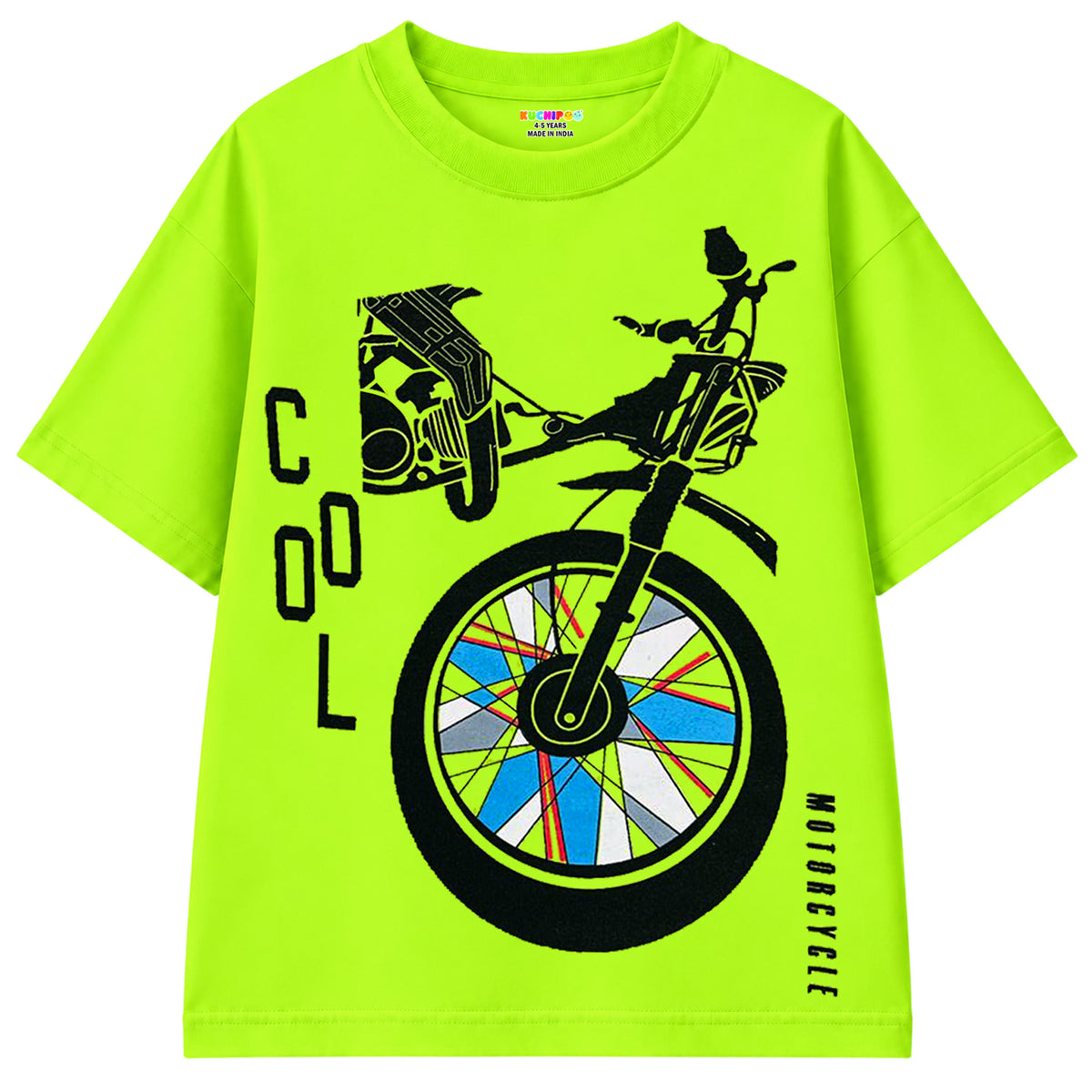 KUCHIPOO Boys Half Sleeves T-Shirts.