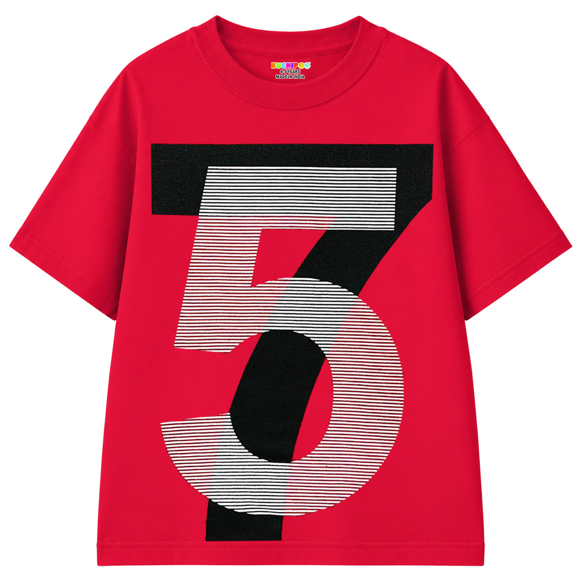 KUCHIPOO Boys Half Sleeves T-Shirts.