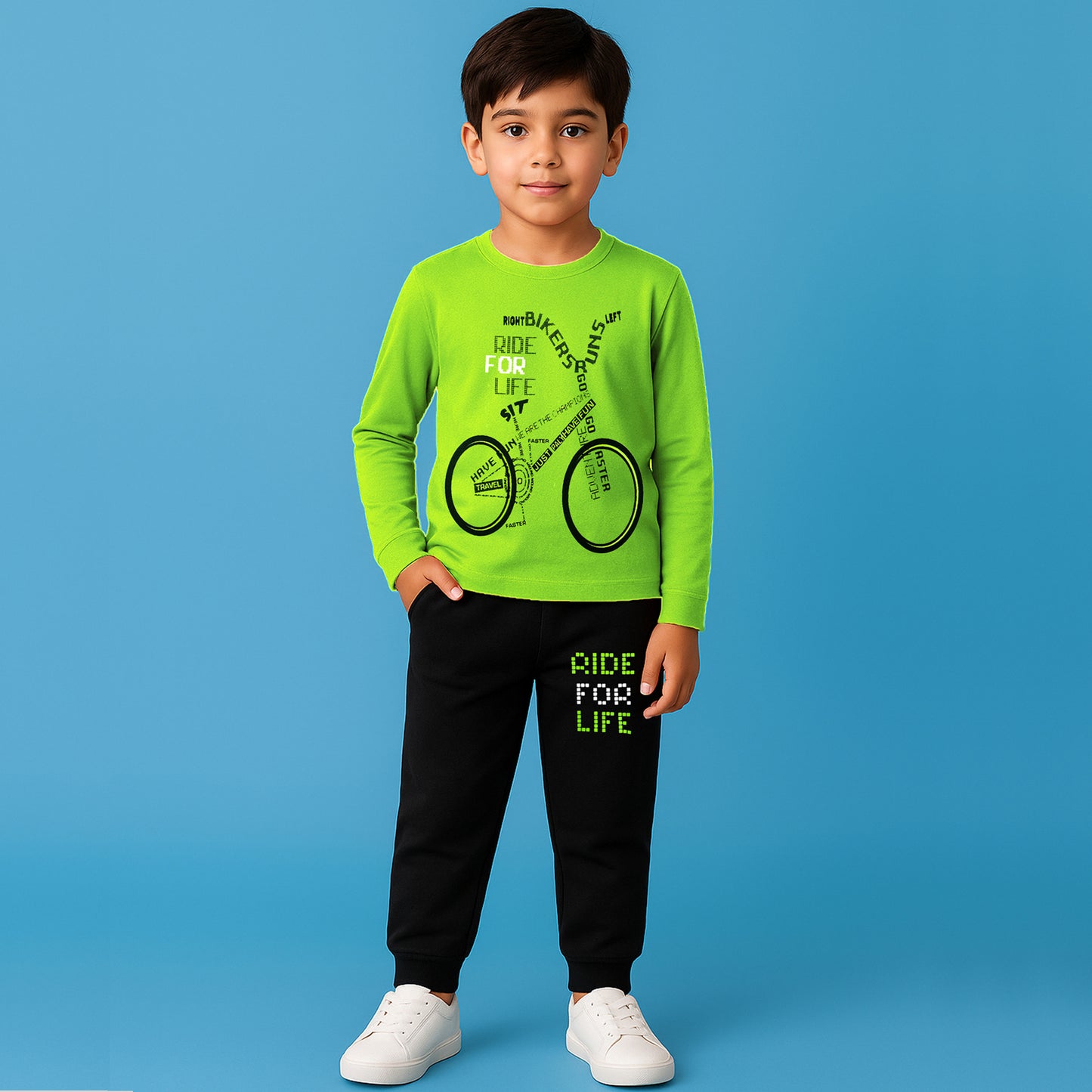 KUCHIPOO  Boys T-Shirts and Trackpants Set