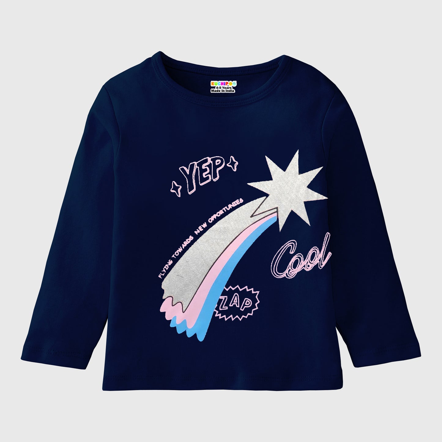 KUCHIPOO  Girls T-Shirts and Trackpants Set