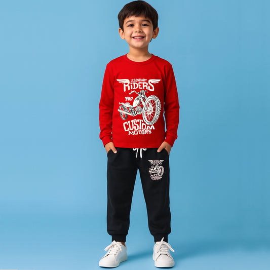 KUCHIPOO  Boys T-Shirts and Trackpants Set