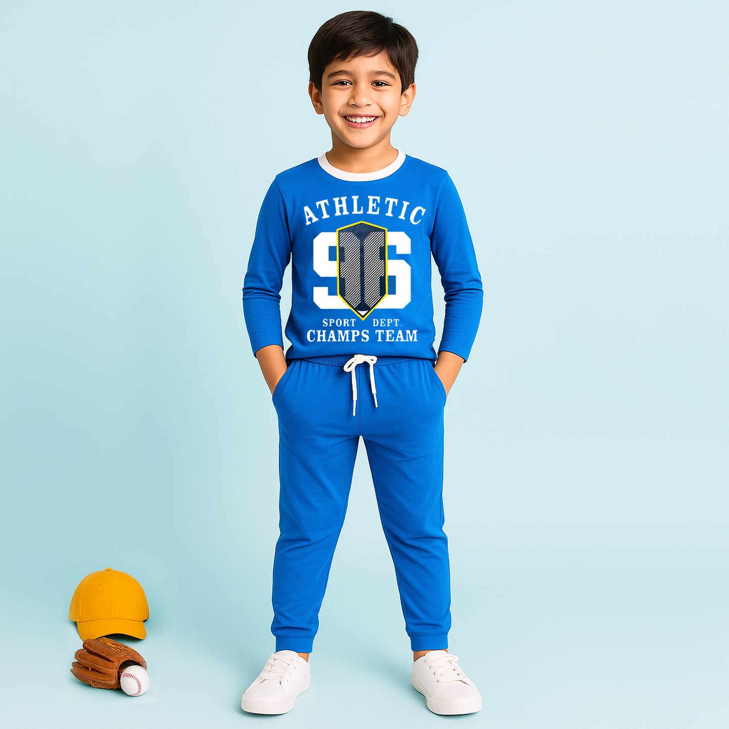 KUCHIPOO  Boys T-Shirts and Trackpants Set