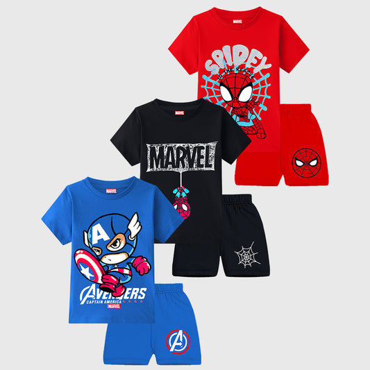 KUCHIPOO © MARVEL Baby Boys T-Shirts and Shorts Set