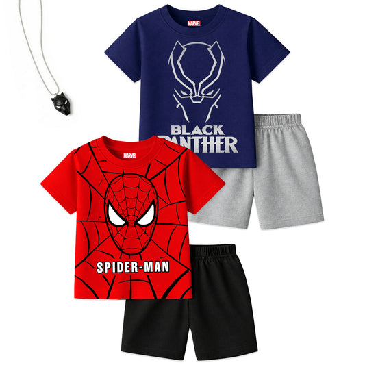 KUCHIPOO © MARVEL BOYS HALF SLEEVES T-SHIRTS AND SHORTS SET