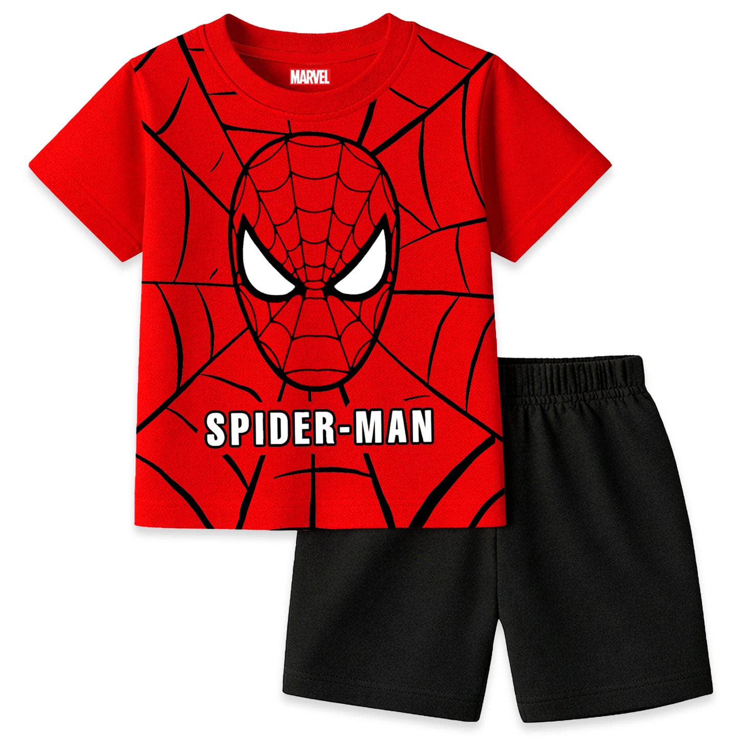 KUCHIPOO © MARVEL BOYS HALF SLEEVES T-SHIRTS AND SHORTS SET