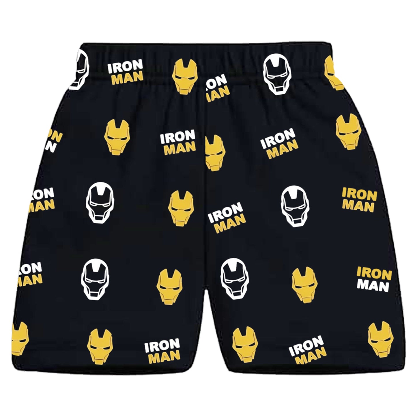 Kuchipoo © Marvel Boys Printed Cotton Shorts | Superheroes | Iron Man | Spider-Man | Hulk | Thor | Captain America | Pack of 5