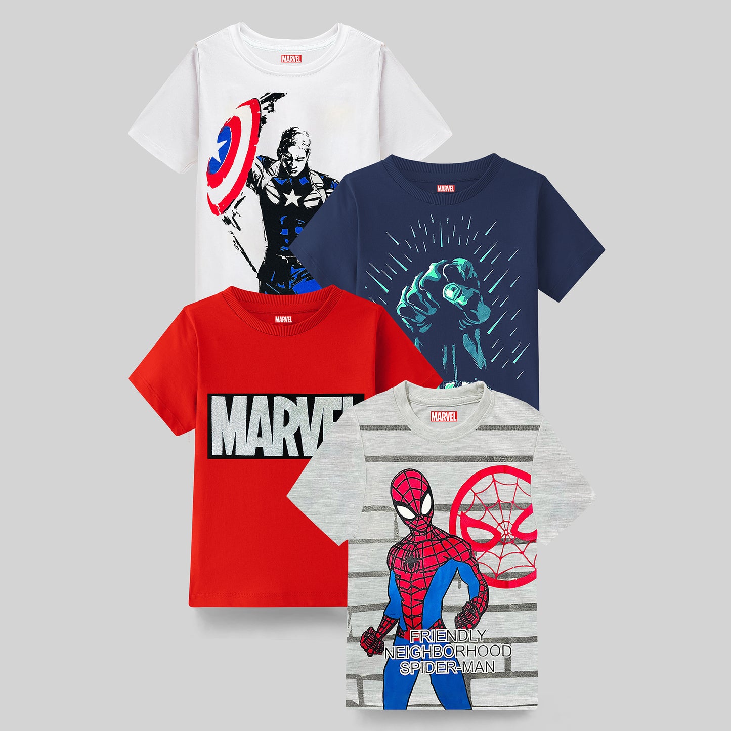 KUCHIPOO © MARVEL BOYS HALF SLEEVES T-SHIRTS
