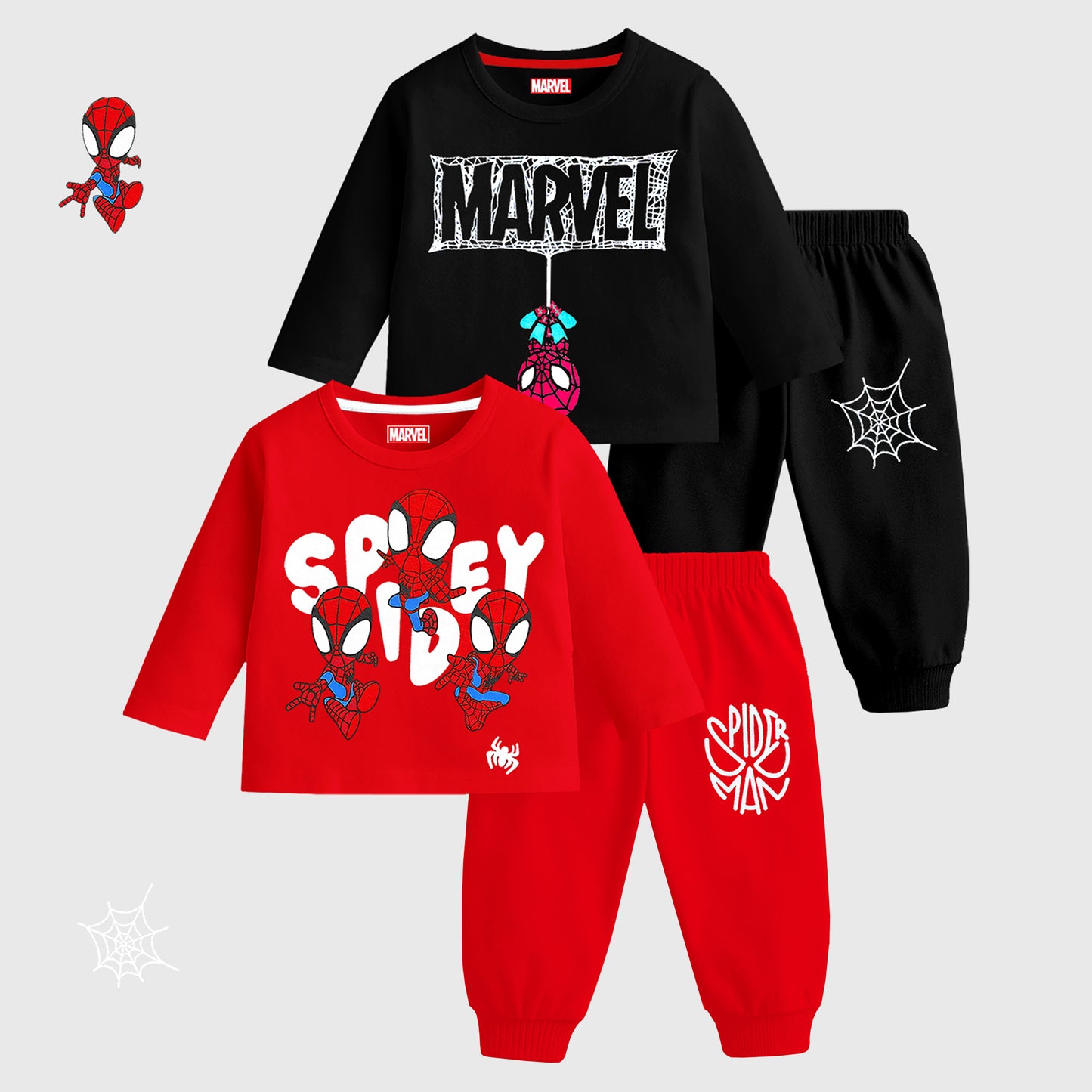 KUCHIPOO © Marvel Boys T-Shirts and Pyjamas Set