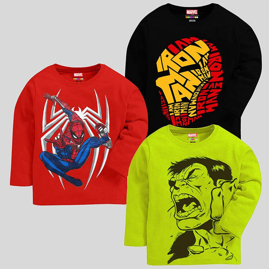 KUCHIPOO © MARVEL BOYS FULL SLEEVES T-SHIRTS