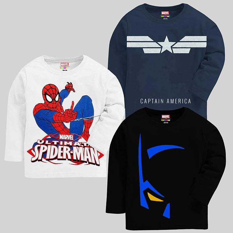 KUCHIPOO © MARVEL BOYS FULL SLEEVES T-SHIRTS